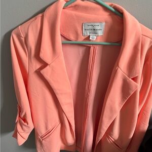 Haute Monde Women's Orange Blazer